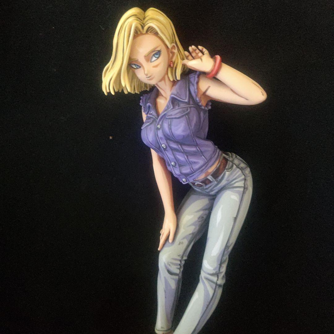 人造人間18号　グリグラ　リペイント　フィギュア