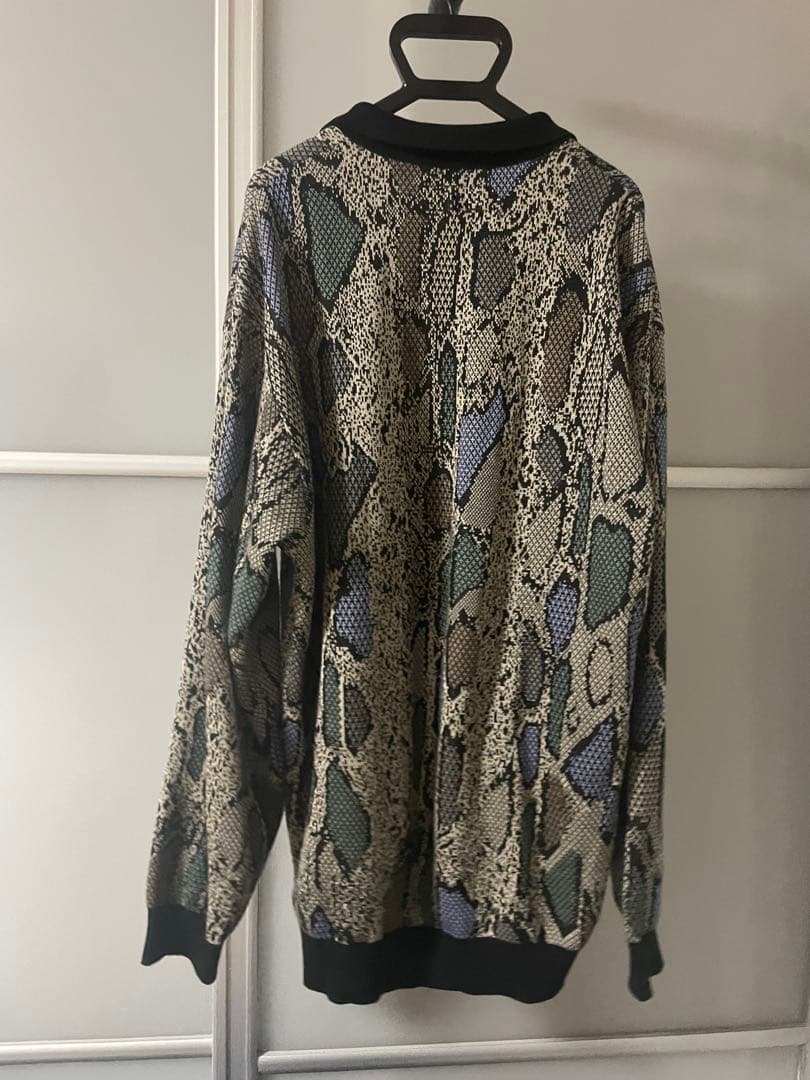 WACKO MARIA ワコマリア ニットポロ 蛇柄