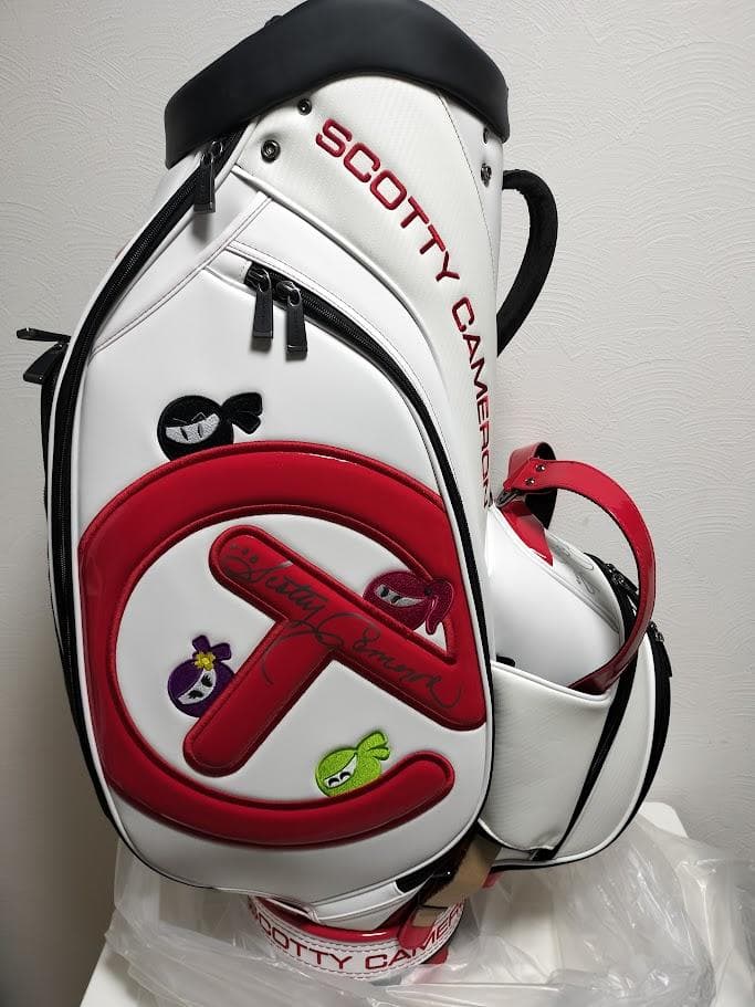 【サイン入り/未使用】スコッティキャメロン キャディバッグ