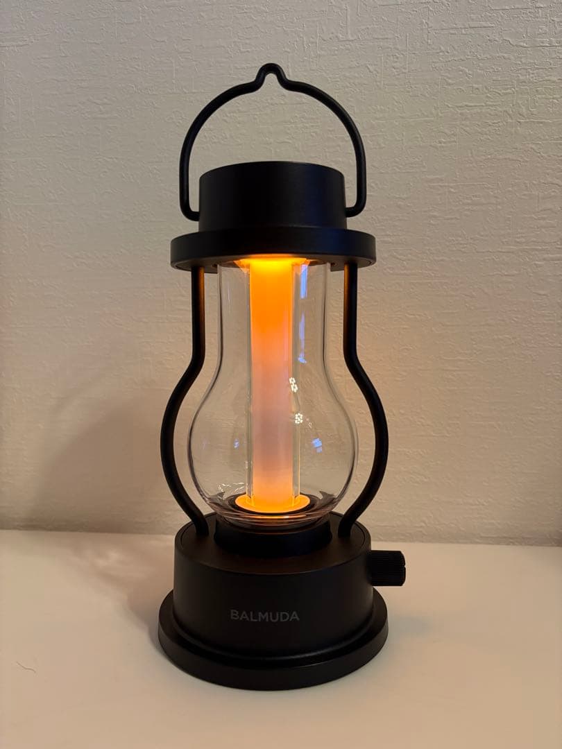 バルミューダ ランタン ブラック BALMUDA LEDランタン 充電式 美品