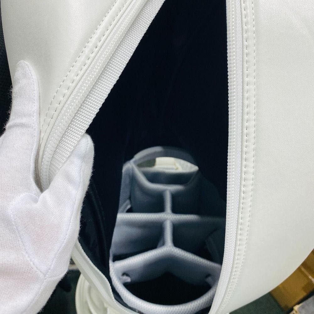 パーリーゲイツ ゴルフバッグ セルフスタンド 89 ニコチャン ホワイト