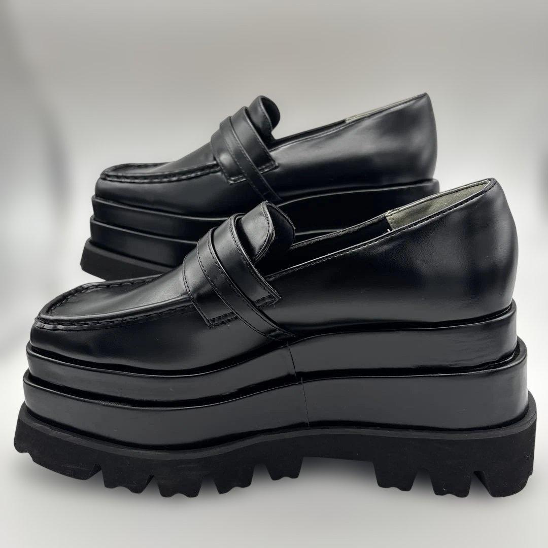 美品 プラットフォームローファー XLサイズ 革靴　Darich