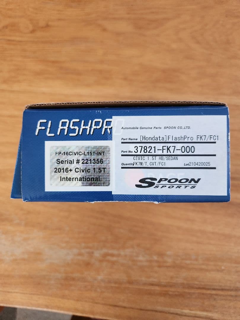 パーツ Hondata FlashPro Civic FK7 FC1 SPOON