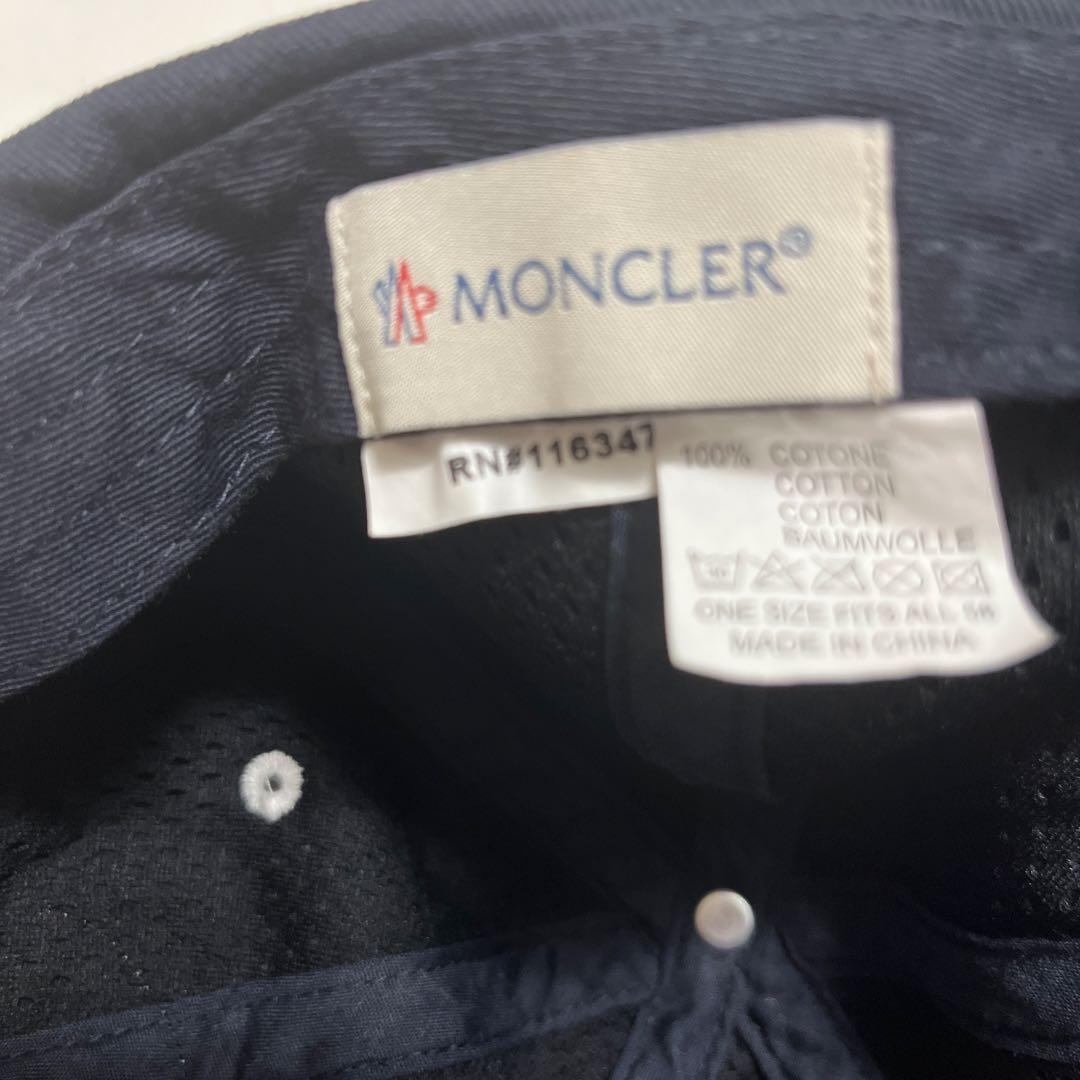 マルガリ次郎　MONCLER ネイビー キャップ