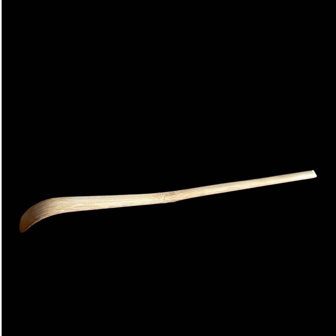 【茶道具】茶杓 大徳寺塔頭 黄梅院 小林太玄「銘 :一期一会」 桐共箱 共筒