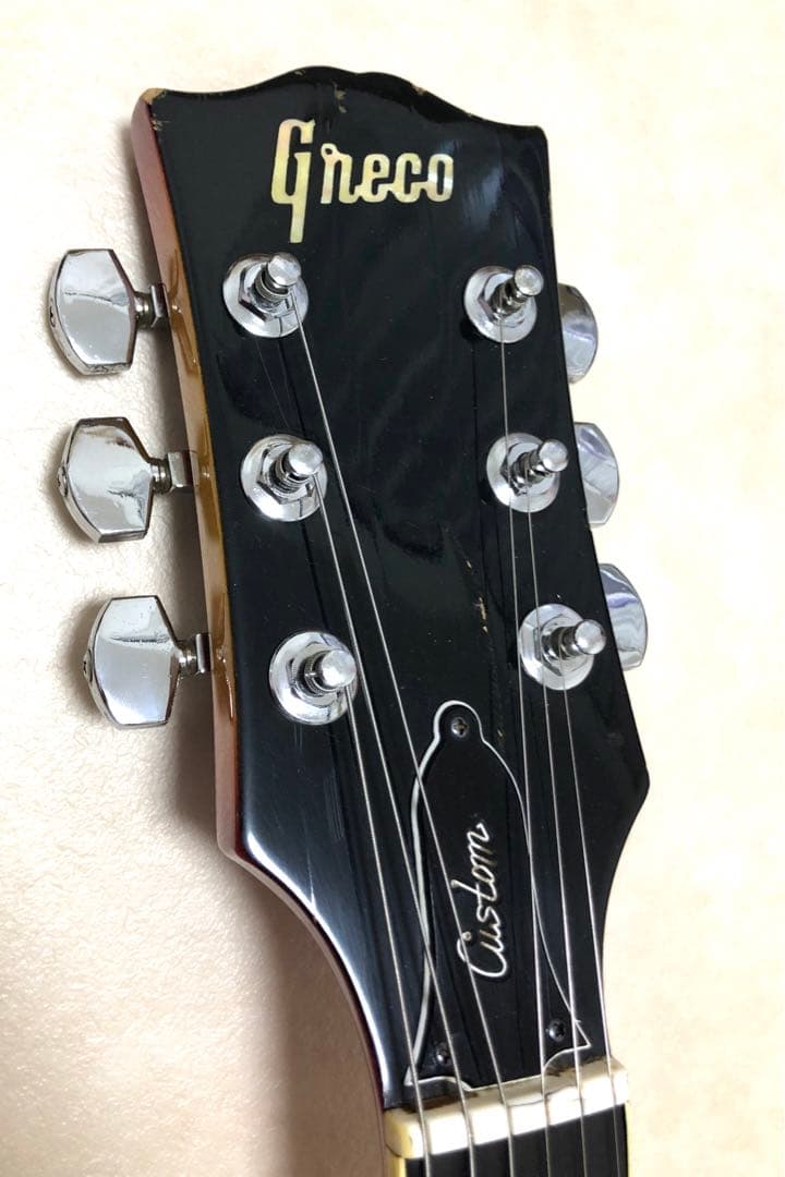 【メンテ済】Greco LesPaul type ハードケース付き gneco