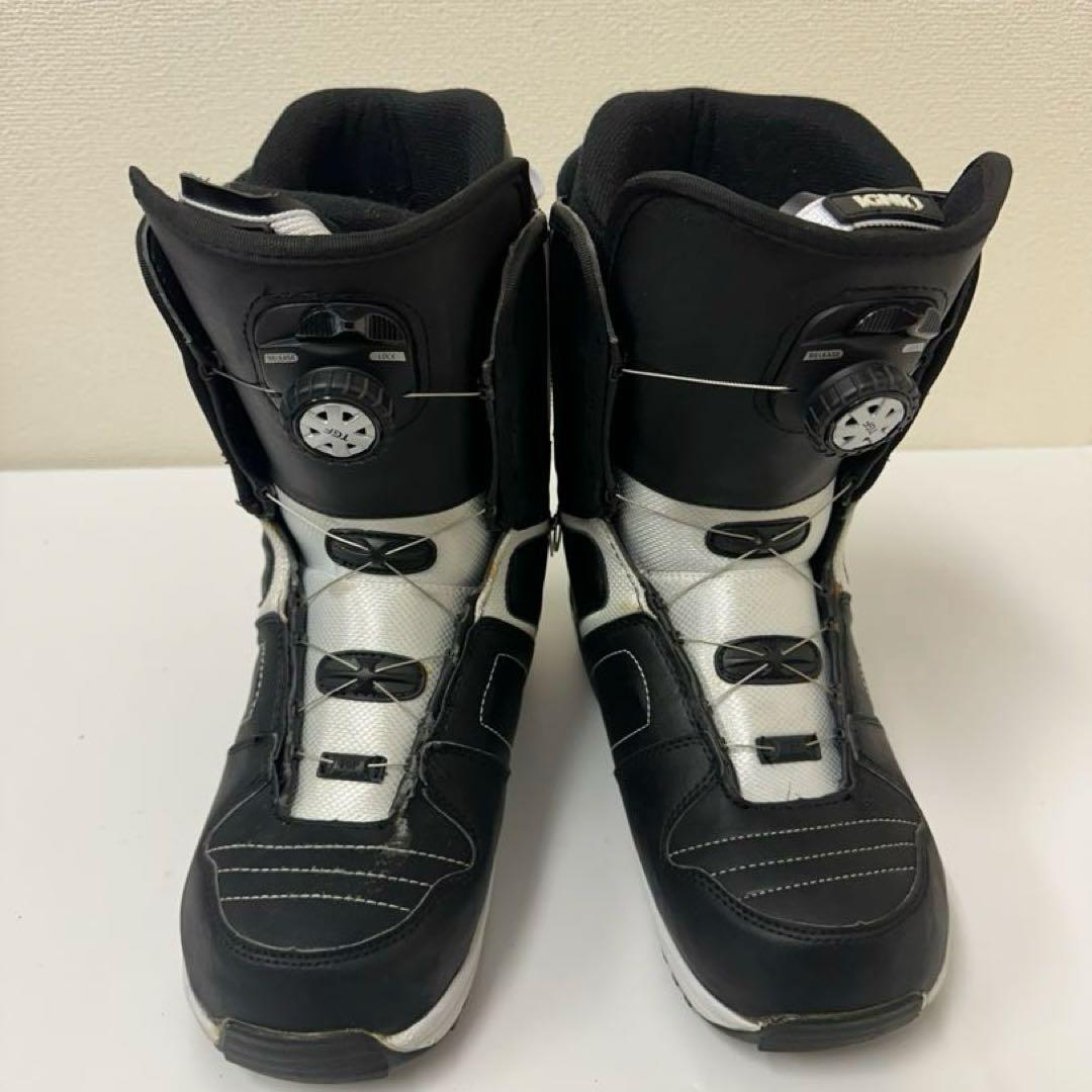 IGNIO BOA スノーボードブーツ ブラック/ホワイト 26.0cm