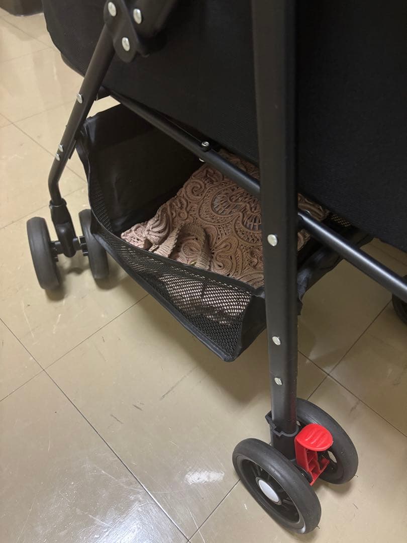 ペットカート 折りたたみ式 ブラック