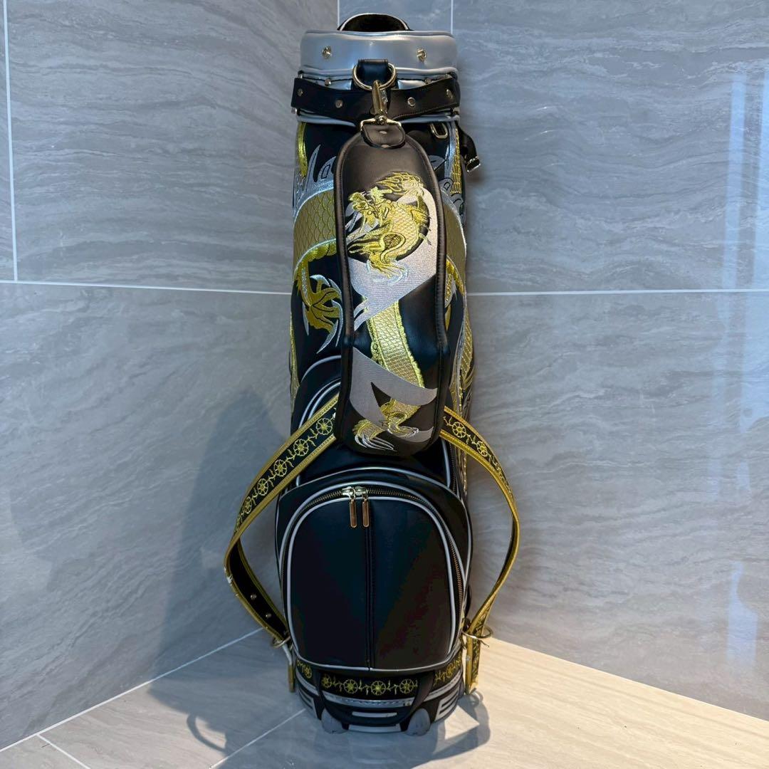 激レア　広田ゴルフ　生鉄　龍　キャディバッグ　3点式　9.0型
