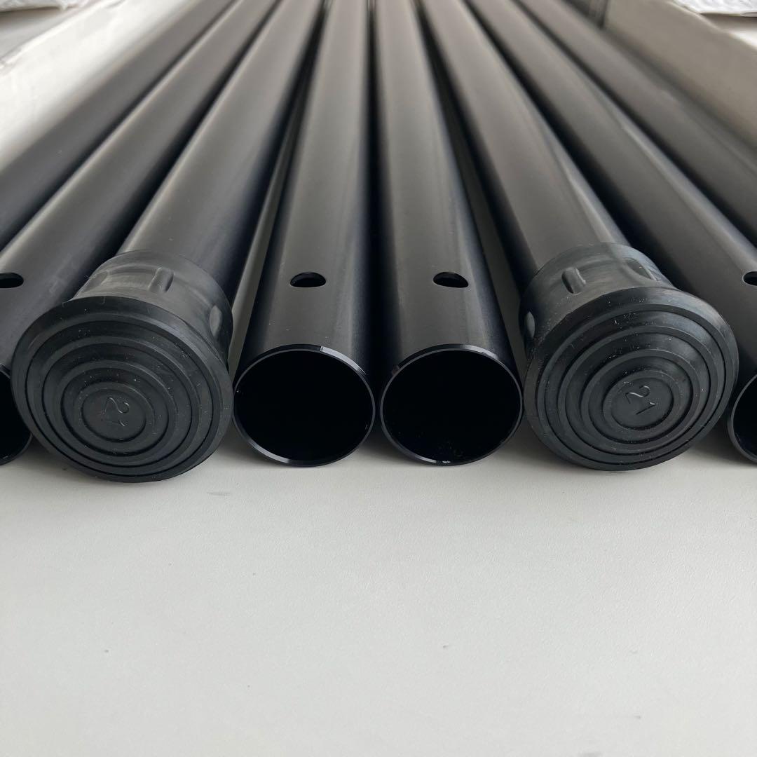 スノーピーク　ウイングポールブラック 240cm × 2セット②