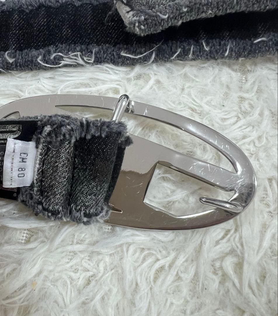 美品　DIESEL デニムビジューベルト　B-1dr Strass 80cm