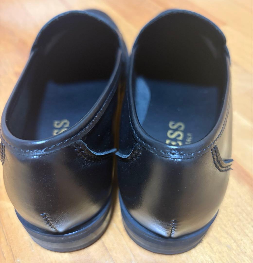 ENESS エネス ローファー37 ブラック 黒 レザー 本革