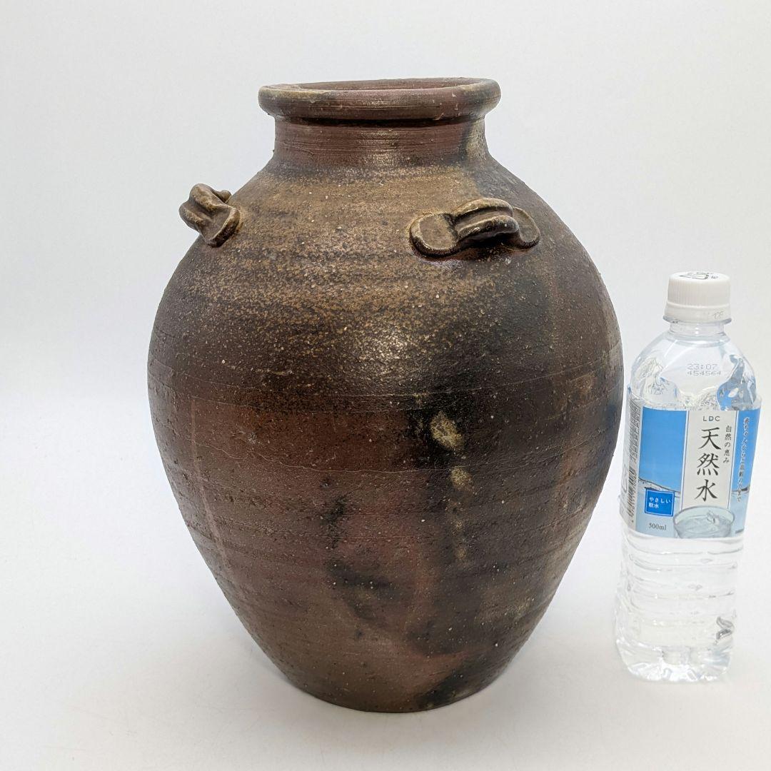 数乗威生 備前焼 三耳壺 三耳壷 花瓶 花器 花入 フラワーベース 花生 華道具