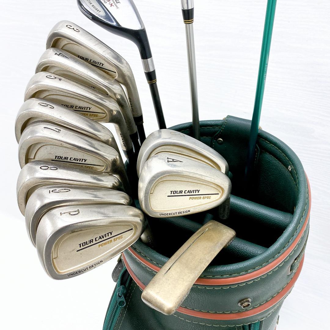 【豪華‼】 ツアーステージ ダンロップ メンズ ゴルフクラブ セット 14本 S