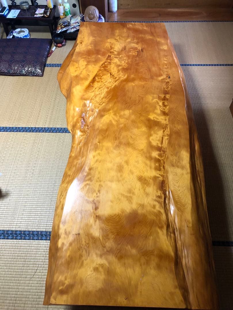 一枚板　無垢　テーブル　値段交渉可