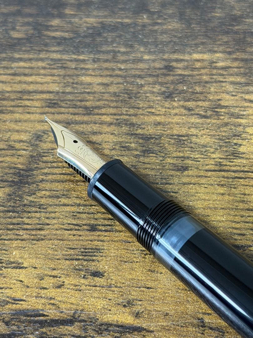 新品未使用　146 ル グラン　14K 全金　2段エボナイトペン芯　万年筆　F