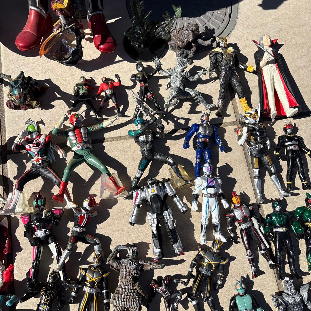 仮面ライダー フィギュアセット 約100体以上　レトロ