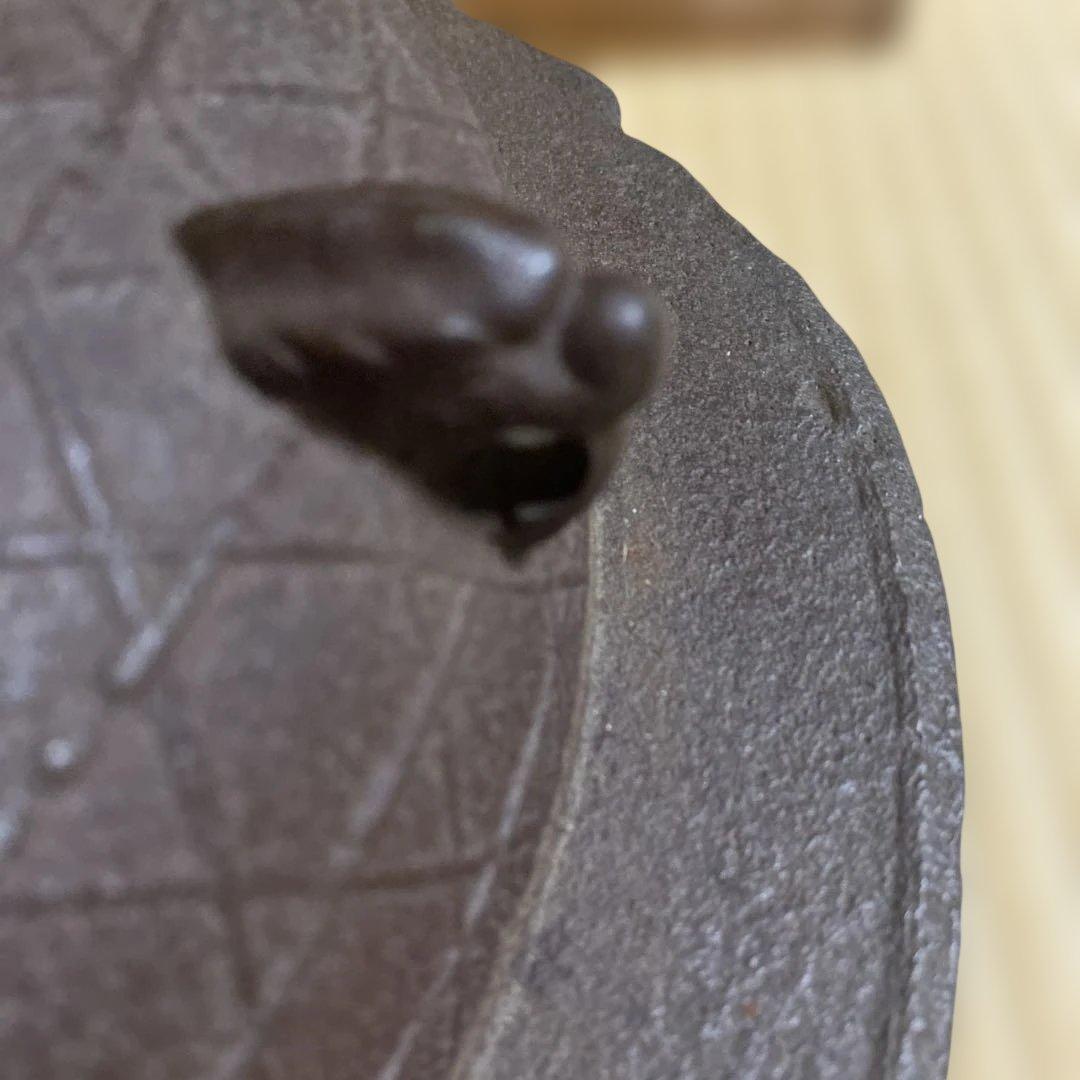 茶道具　透木釜　木箱入