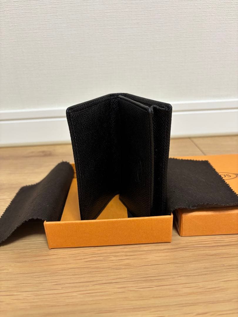 【新品】TOD'S ブラックレザー 名刺入れ