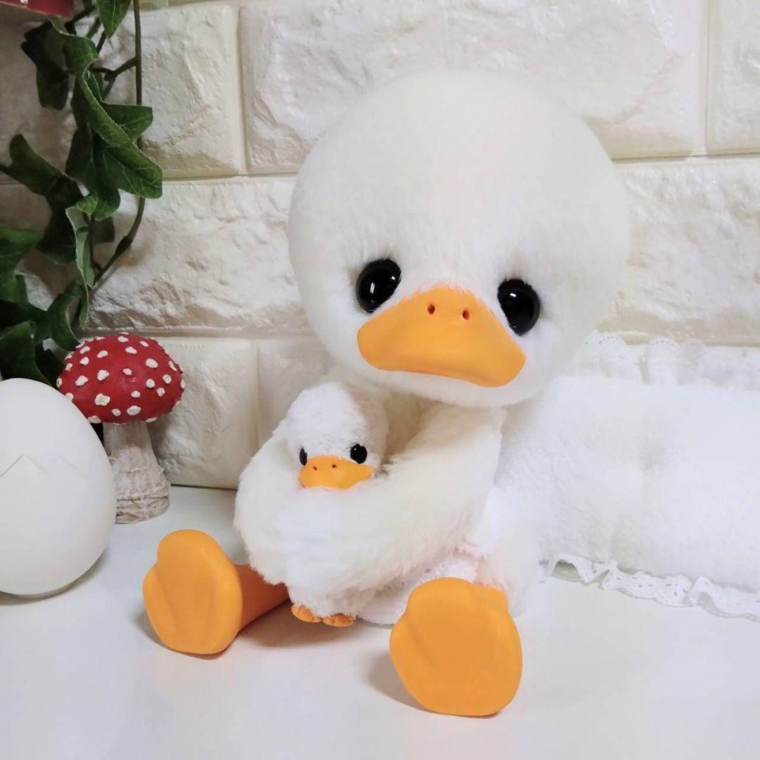 ぬいぐるみ✽アートドール✽アヒルのぴっぴちゃん✽大サイズ