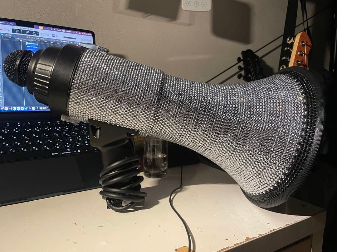 拡声器　(有線マイク付き)