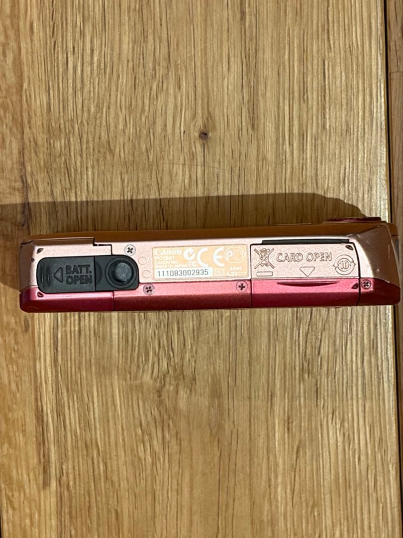 Canon デジタルカメラ ピンクIXY50S PC1561 ジャンク動作未確認