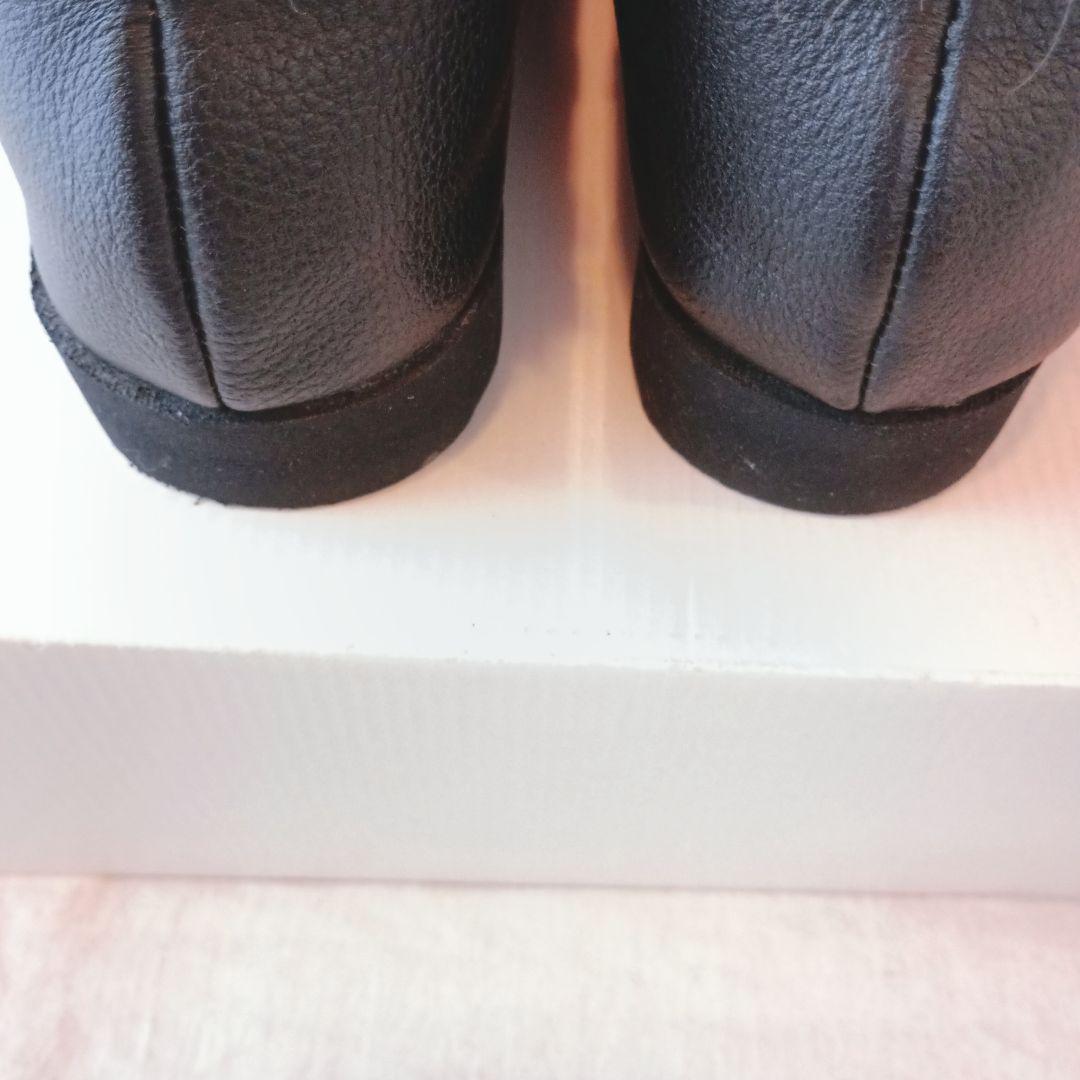 専用　CAMINAND ブラック ファー サンダル 23cm スリッポン