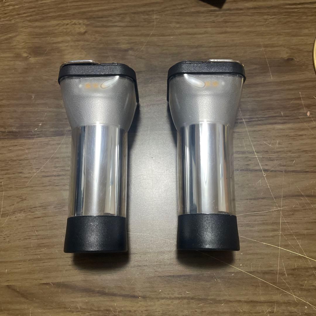 NATURA LEDライト　LEDランタン レザーカバー　真鍮シェード