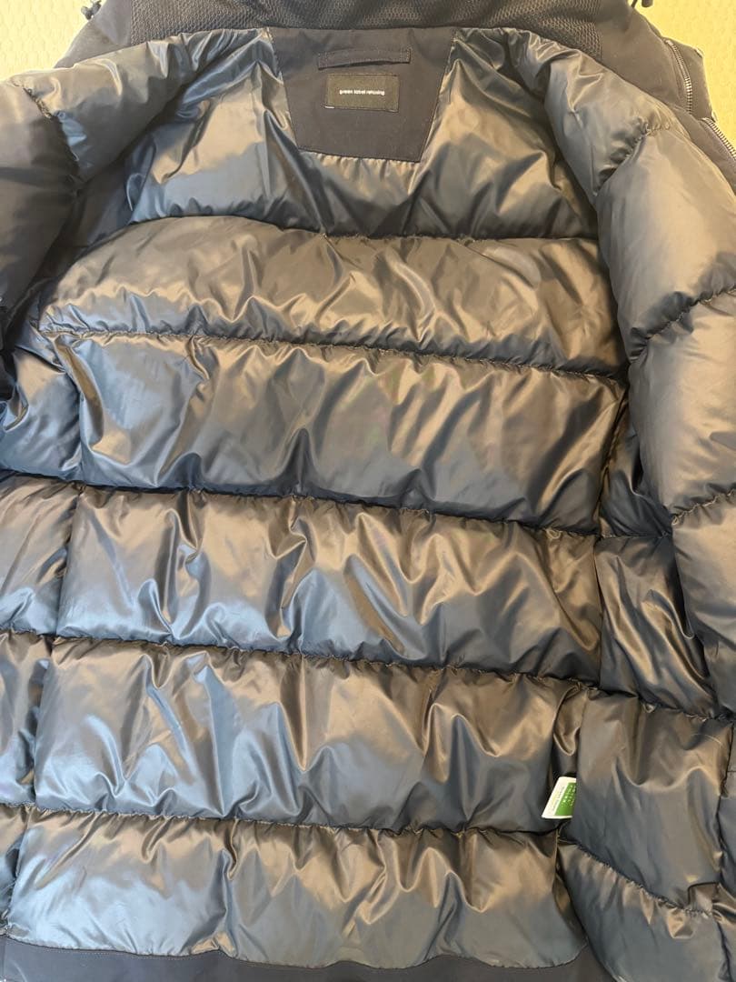 green label relaxing T/W フード ダウン ミドル丈