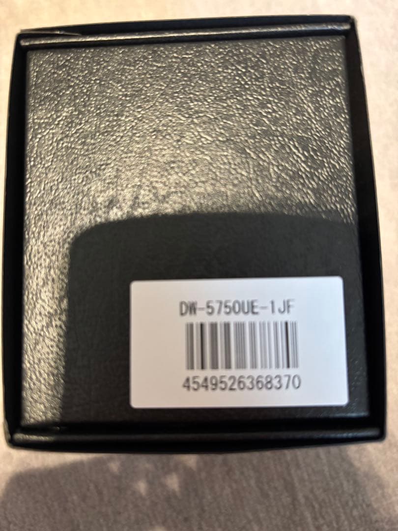 (新品未使用) G-SHOCK DW-5750UE-1 JF ブラック