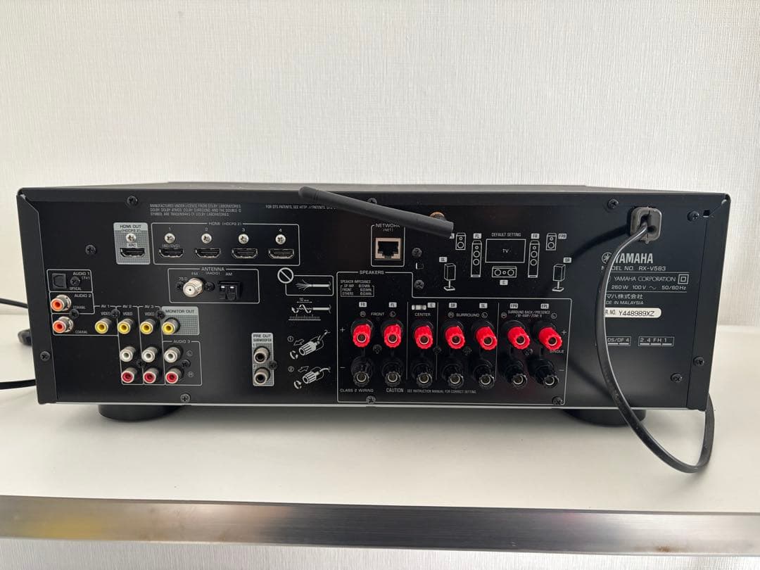 Yamaha RX-V583 AVアンプ ブラック