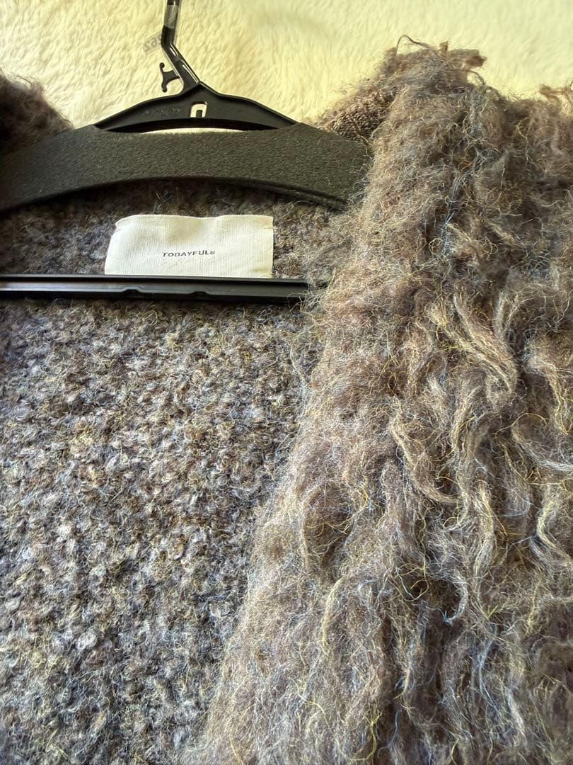 TODAYFUL（トゥデイフル）Brashed Mix Cardigan