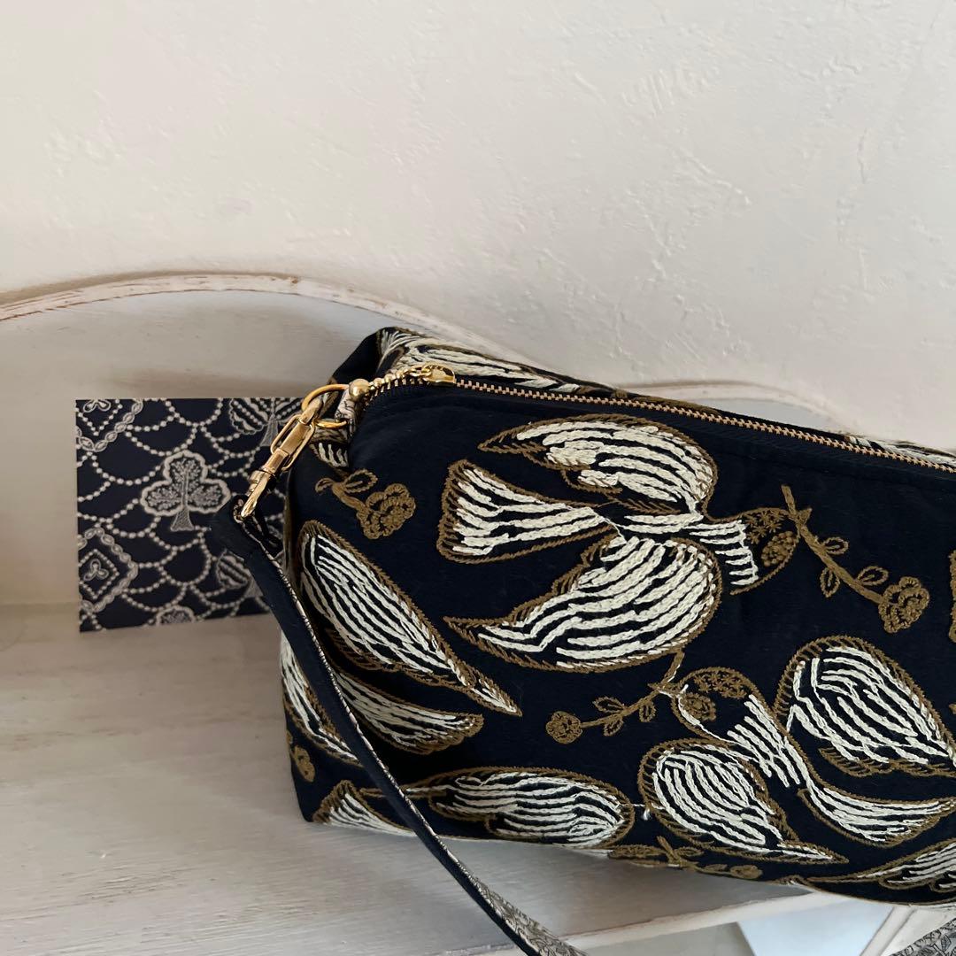 ♡handmade♡ ミナペルホネン ぽってり持てるバッグ