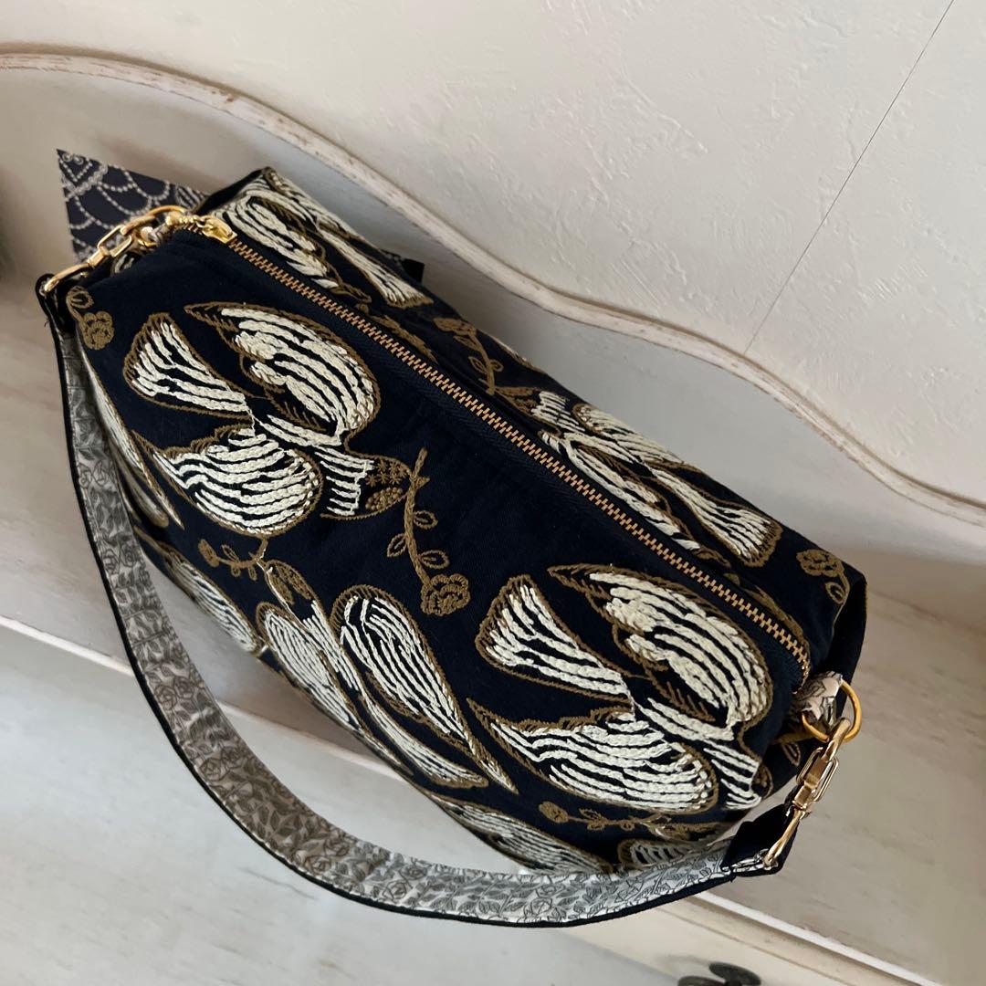 ♡handmade♡ ミナペルホネン ぽってり持てるバッグ