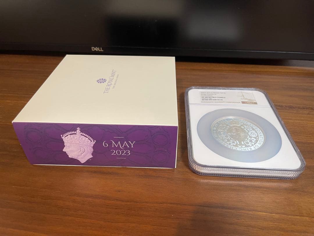 2023年イギリス チャールズ3世の戴冠式 5oz 10ポンド銀貨