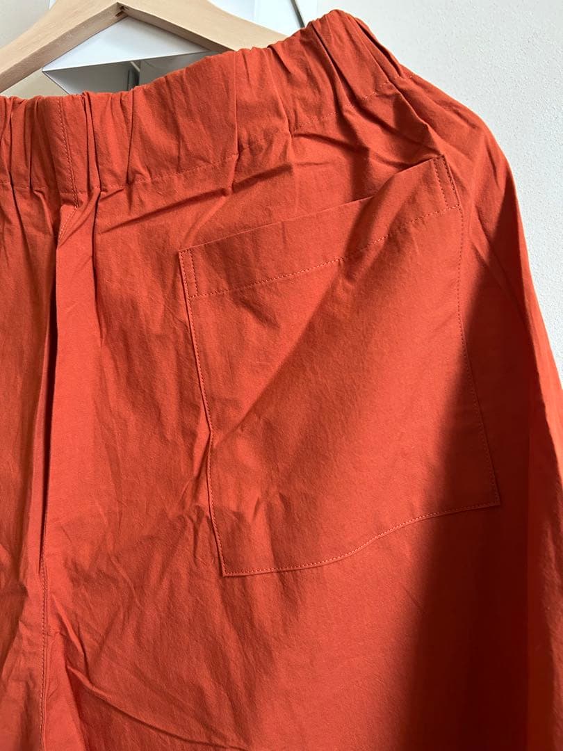 遠州織物HUIS. 502 スカートパンツ　テラコッタ　新品タグ付