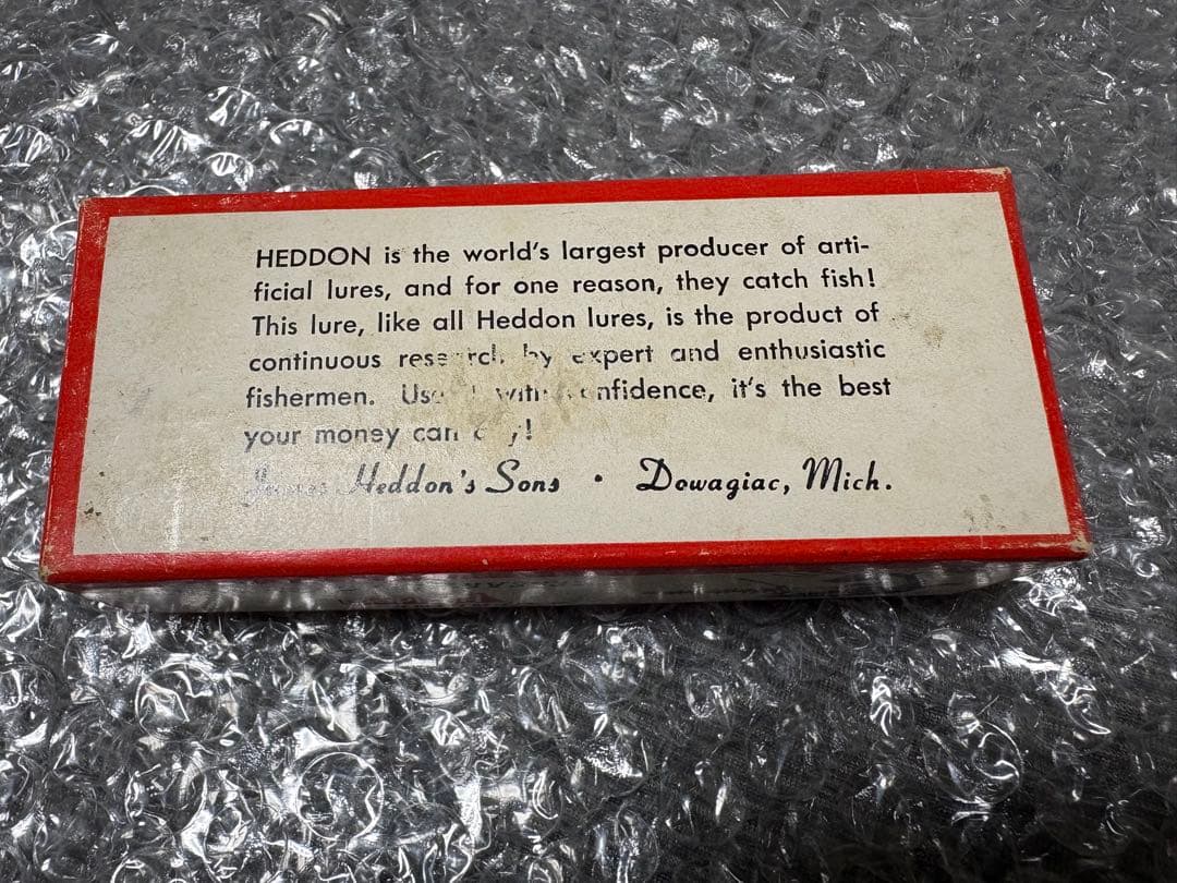 オールドヘドン　ウンデッドスプーク　1950年代　超希少　金目　HEDDON