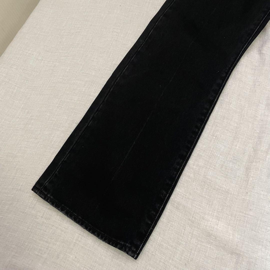 【美品】リーバイス エディフィス 別注 517 ブラックW32 フレアパンツ