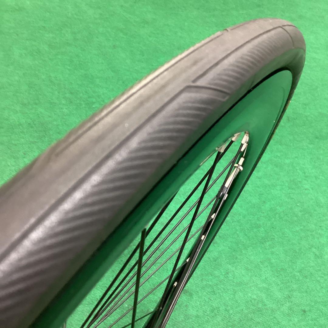 前輪 700x25C タイヤ付 前ホイール 自転車　クイックリリース