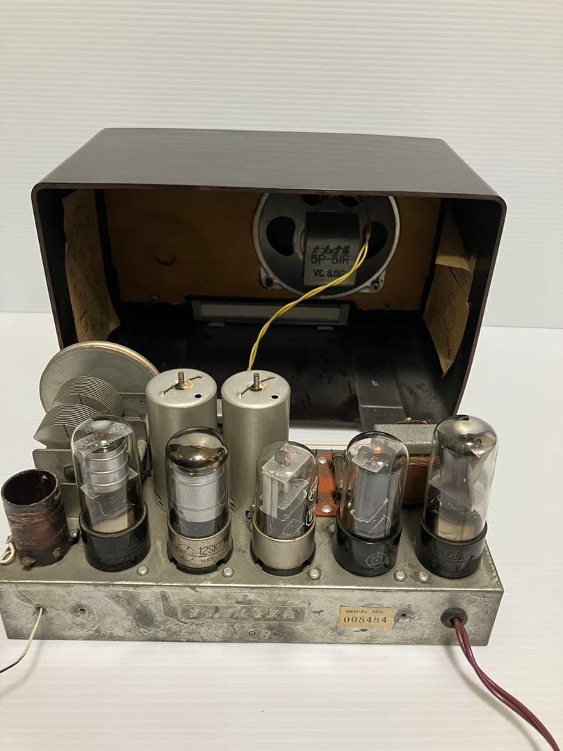 ナショナル GT真空管ラジオ 完動品　　　古い部品、不良部品交換済み