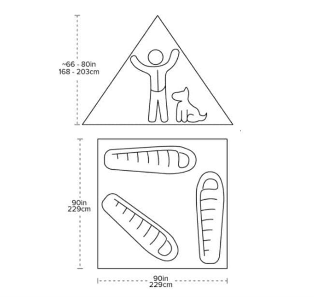 ビッグアグネス　Big Agnes テント　ワンポール　ゴールドキャンプ　美品