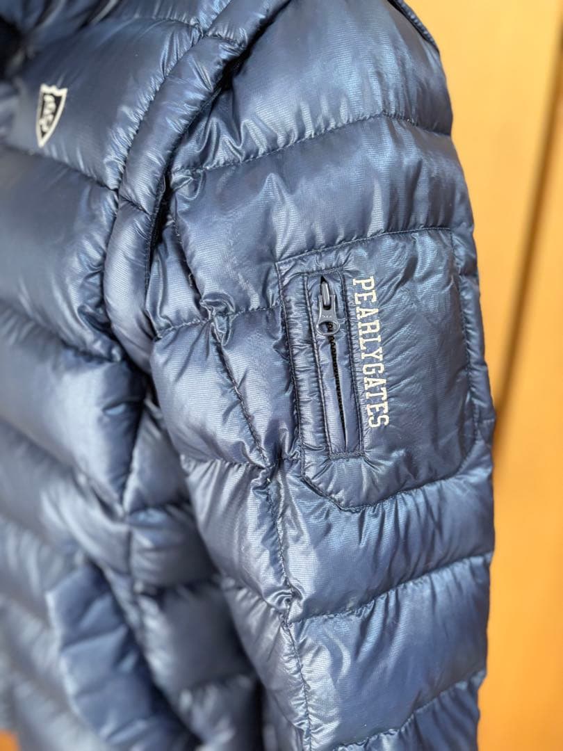 超美品　パーリーゲイツ 2WAYダウン　ネイビー5
