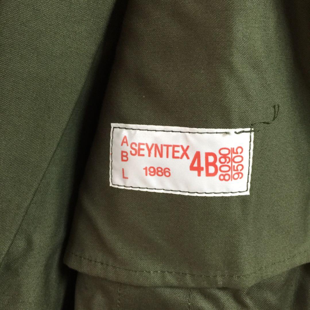 80s デッドストック　ベルギー軍　M-64 フーデッド　フィールドジャケット