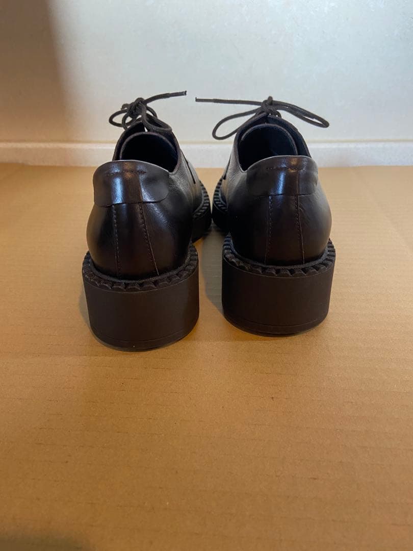 【新品未使用品】ボントレ　レースアップシューズ　37