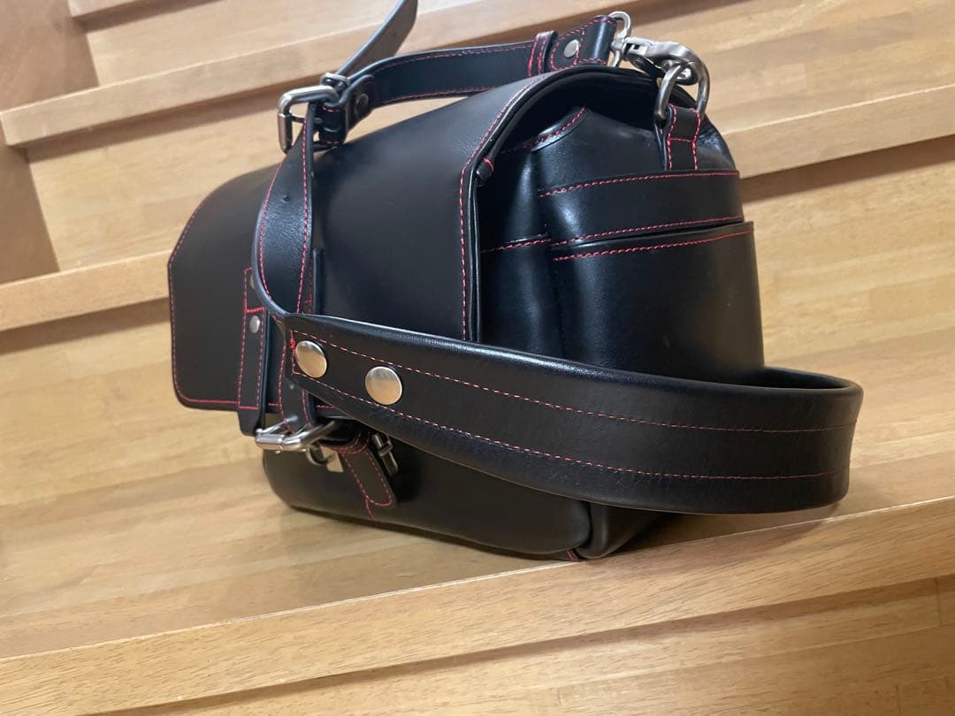 どうぐかばん・ビーガンレザー [Taka edit] カメラバッグ　ブラック