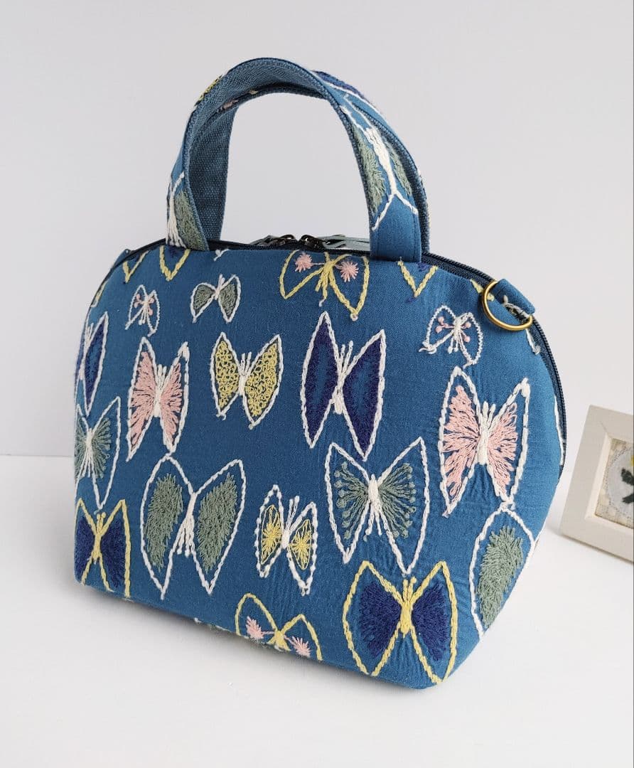 1点のみ ミナペルホネン レア スカイフラワー ミニサイズバッグ