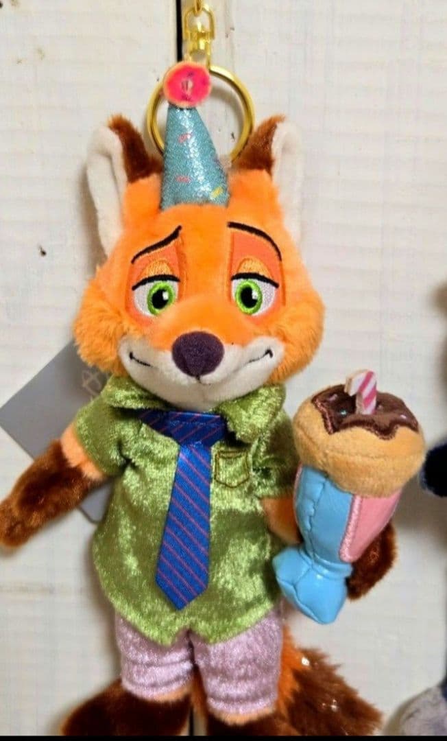 お顔厳選　ズートピア　10周年　キーチェーン　ニック　ジュディ　ディズニーストア