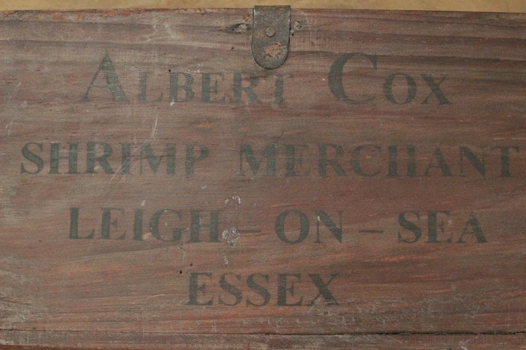 イギリスヴィンテージ/木箱小物入れ・コレクション収納