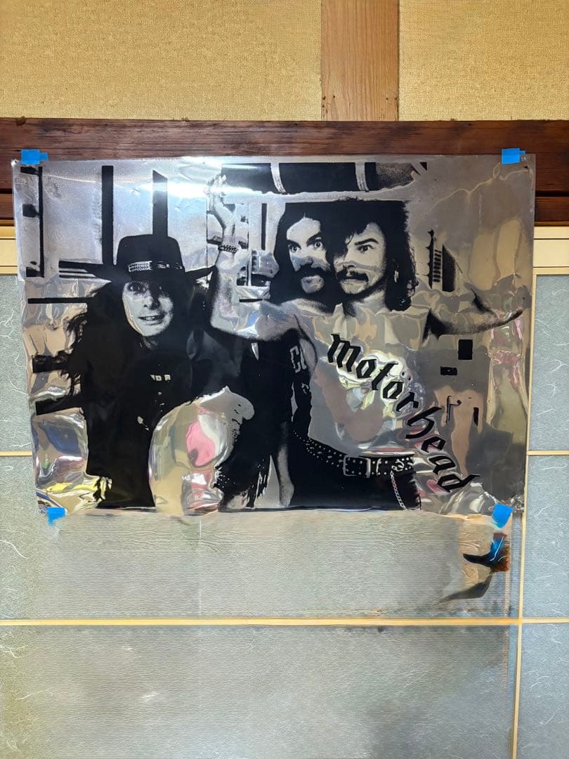ヴィンテージ　Motörhead ポスター 2種類　1つはアルミコーティング