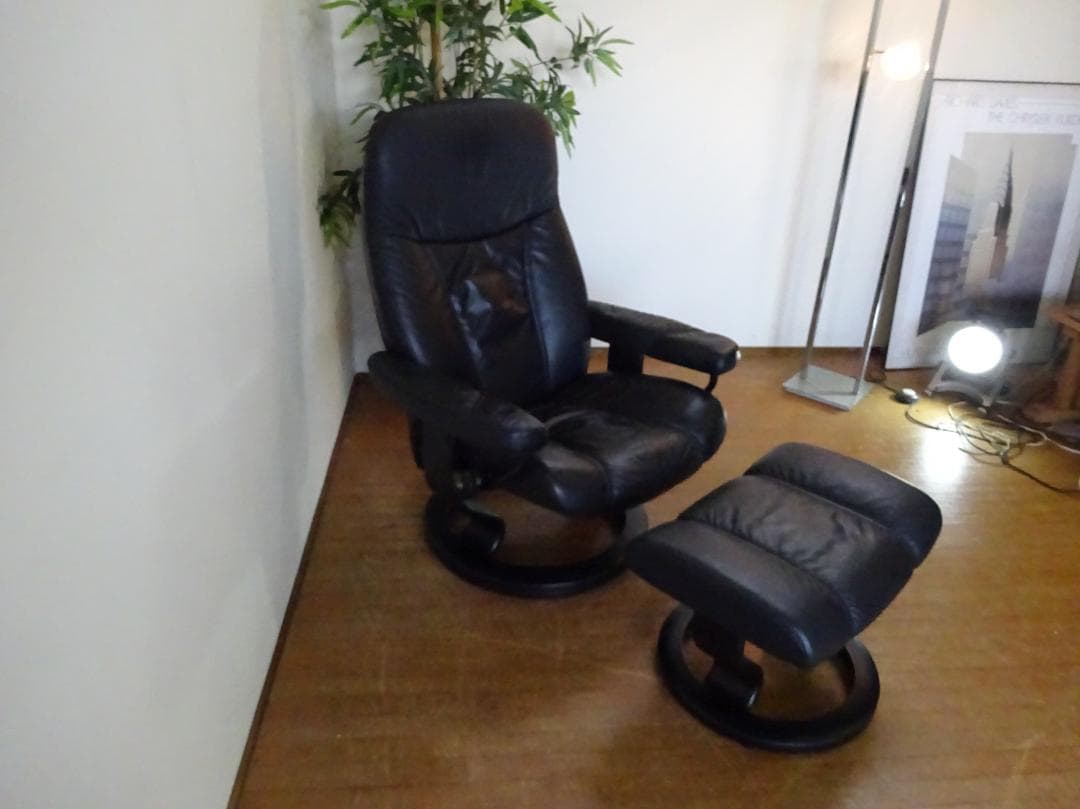 マロン　エコーネス　ストレスレスチェア　コンサル　（M）オットマン付　北欧